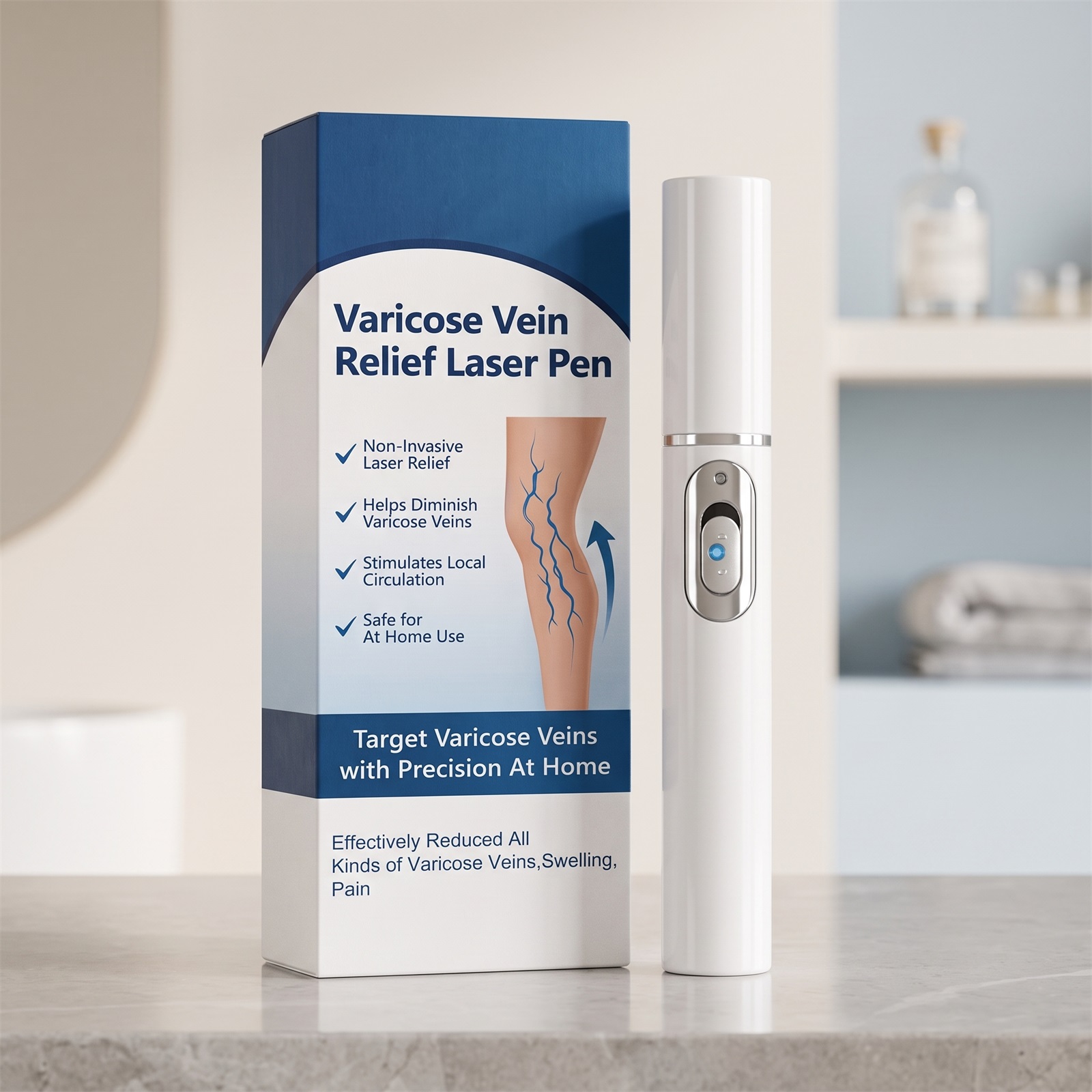 Leg Care Pen Gentle Relief Leg Soreness Long Standing Discomfort Portable Simple Operation Daily Household Nursing