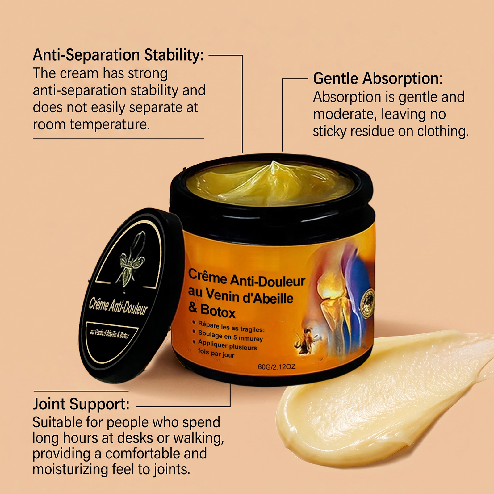 Joint Soothing Ointment Mild Care Lotion For Muscle Joint Ache Daily Body External Use