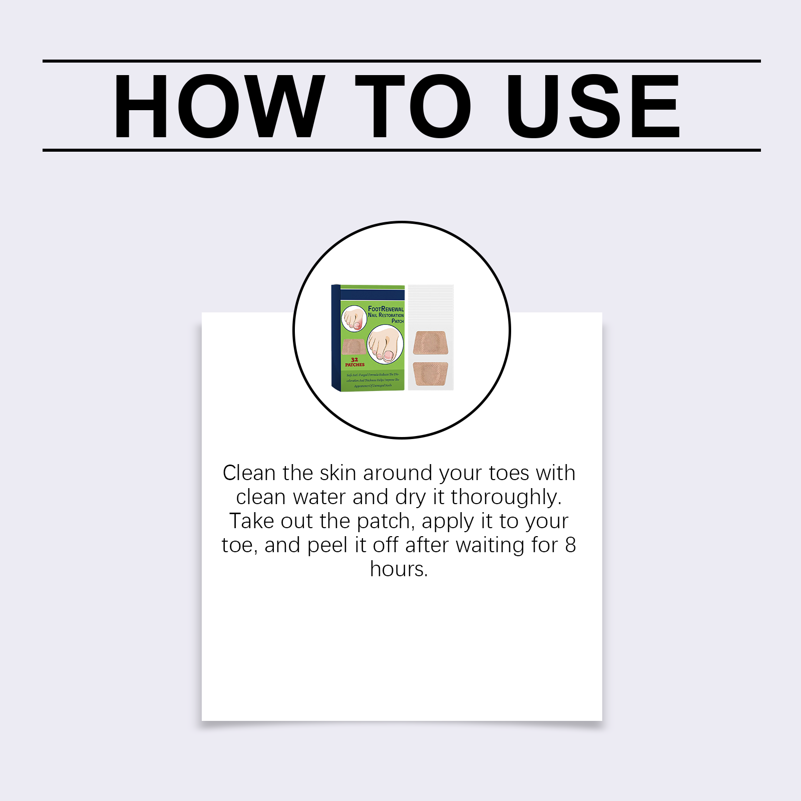 Nail Care Patch Gentle Moisturizing Peri Nail Maintenance Nail Surface Care Gloss Smooth Nails Skin Friendly Clean Soft Breathable