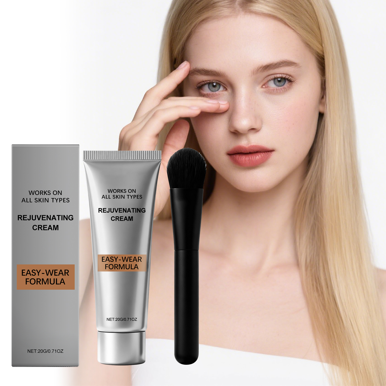 Eye Cream Gentle Nourishing Care Moisturizing Smooth Eye Skin Hydrate Daily Replenish Massage Apply Nursing Cream