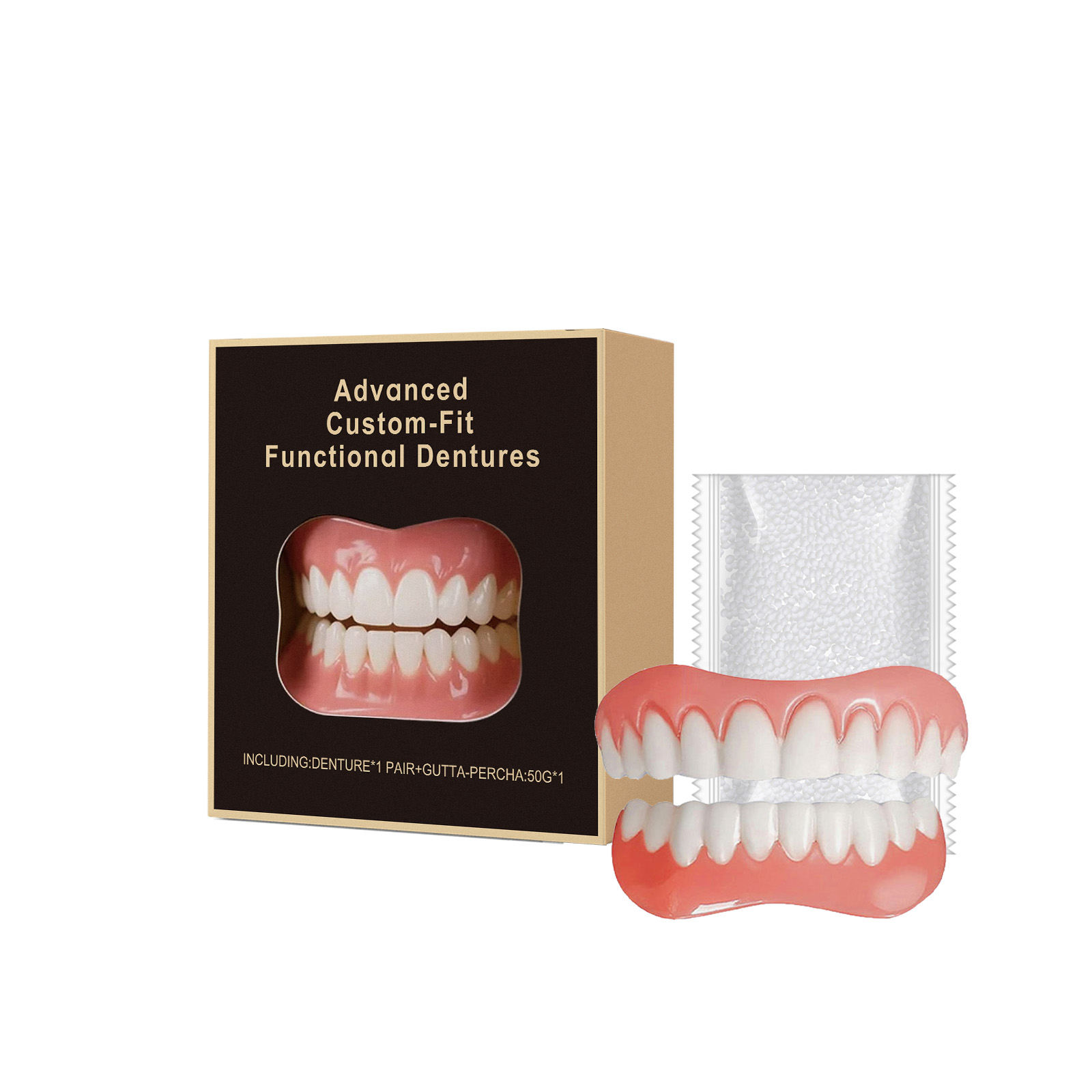 Denture Modification Kit Daily Beautify Oral Teeth Comfortably Improve Smile Texture Dental Beauty Set