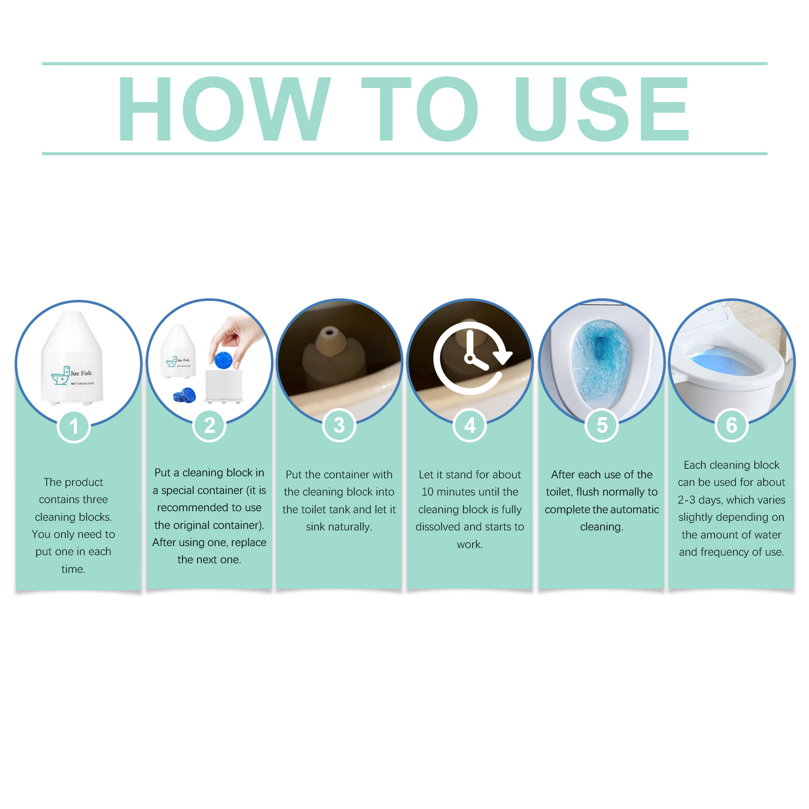 Toilet Cleaner Tank Drop Automatic Release Clean Foam Fresh Remove Odor For Toilet