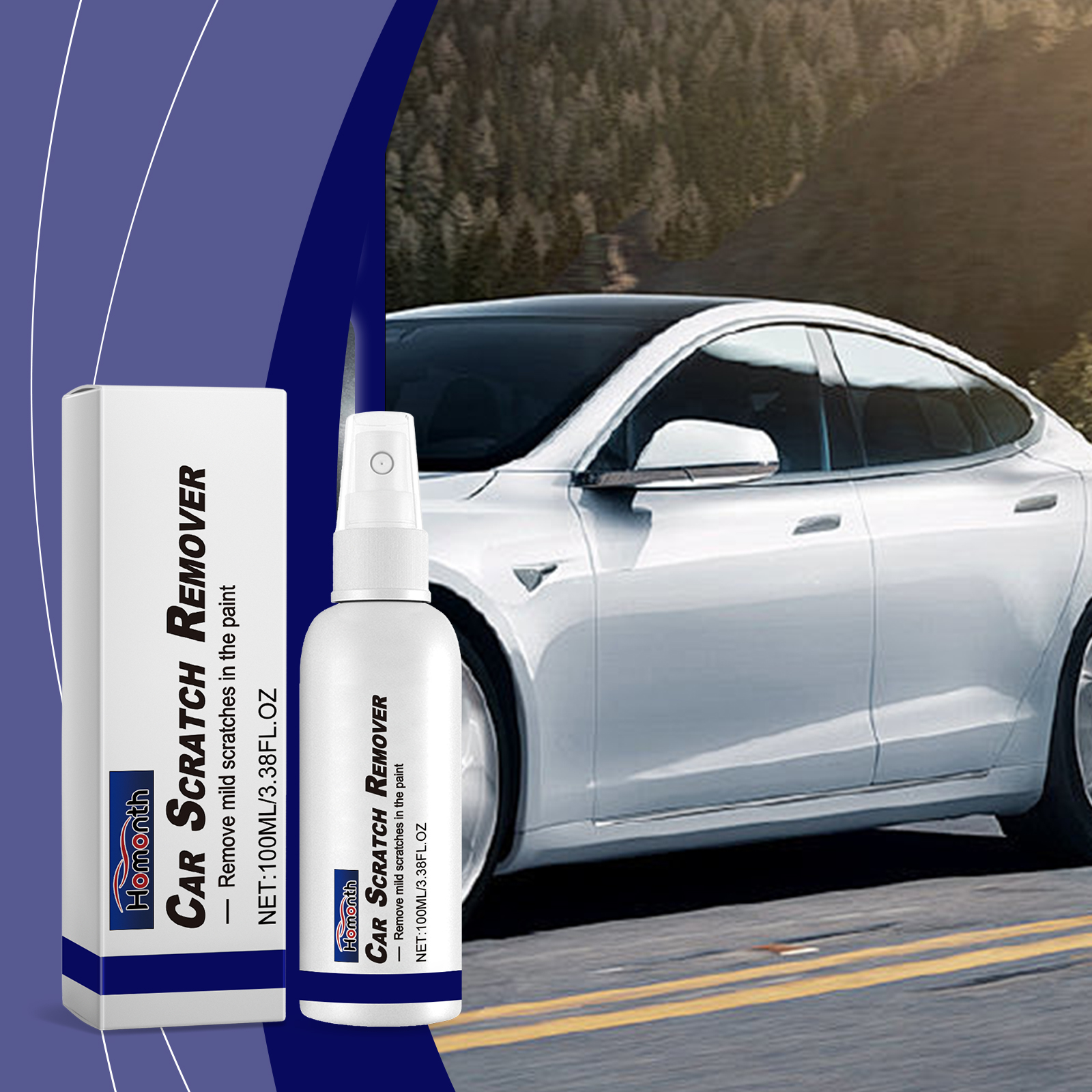 Car Scratch Remover Spray Paint Care Scrape Mark Coating Renewal For Car Paint Surface Repair And Restoration