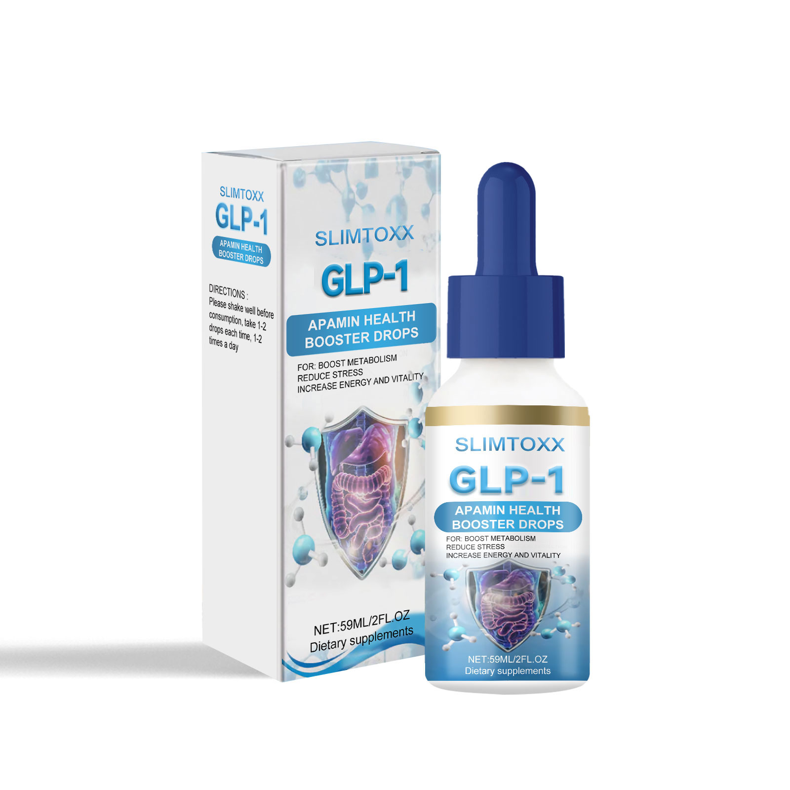 Gut Balance Drops | Natural Support for Daily Intestinal Health & Comfort | Gentle Liquid Supplement to Promote Digestive Wellness & Ease Unease