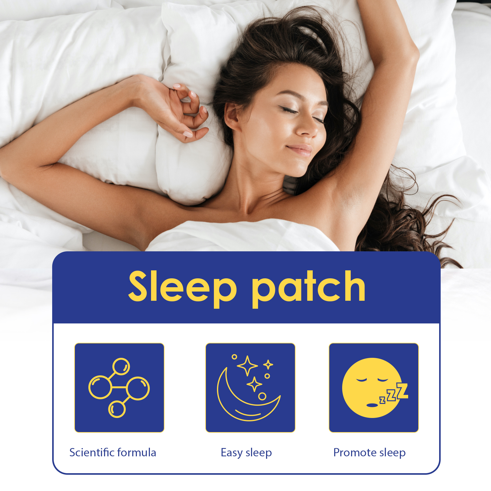  48pcs/bag Sleep Patch Soothes Muscle Tension,Relieves Body Fatigue And Anxiety Sleep Aid Patch Body Care Patch