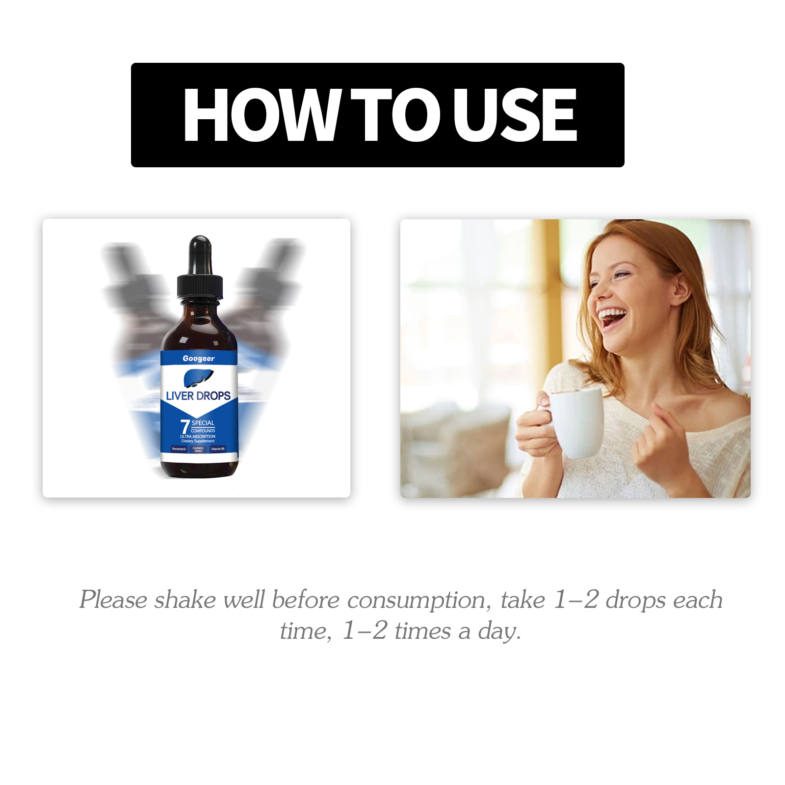 3X Liver Drops 7Special Compounds Ultra Absorption Body Treatmentjc Support Liver Cleanse Detox