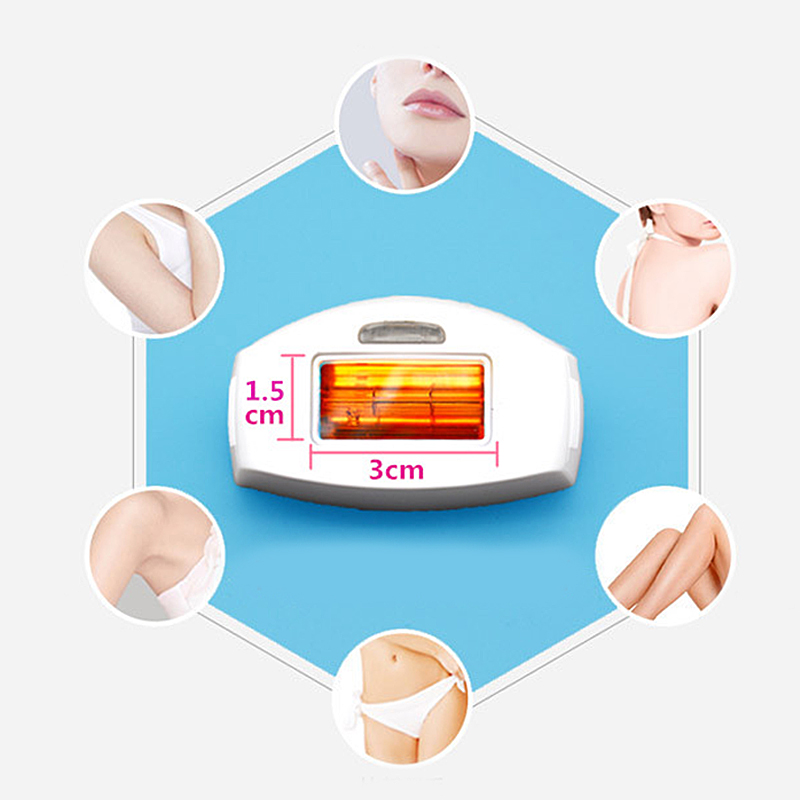 (Pink) IPL Laser Hair Removal Device For Men and Women Painless Remover for Face Body