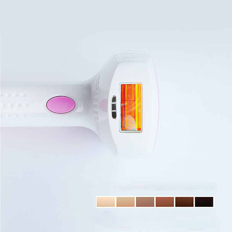 (Pink) IPL Laser Hair Removal Device For Men and Women Painless Remover for Face Body