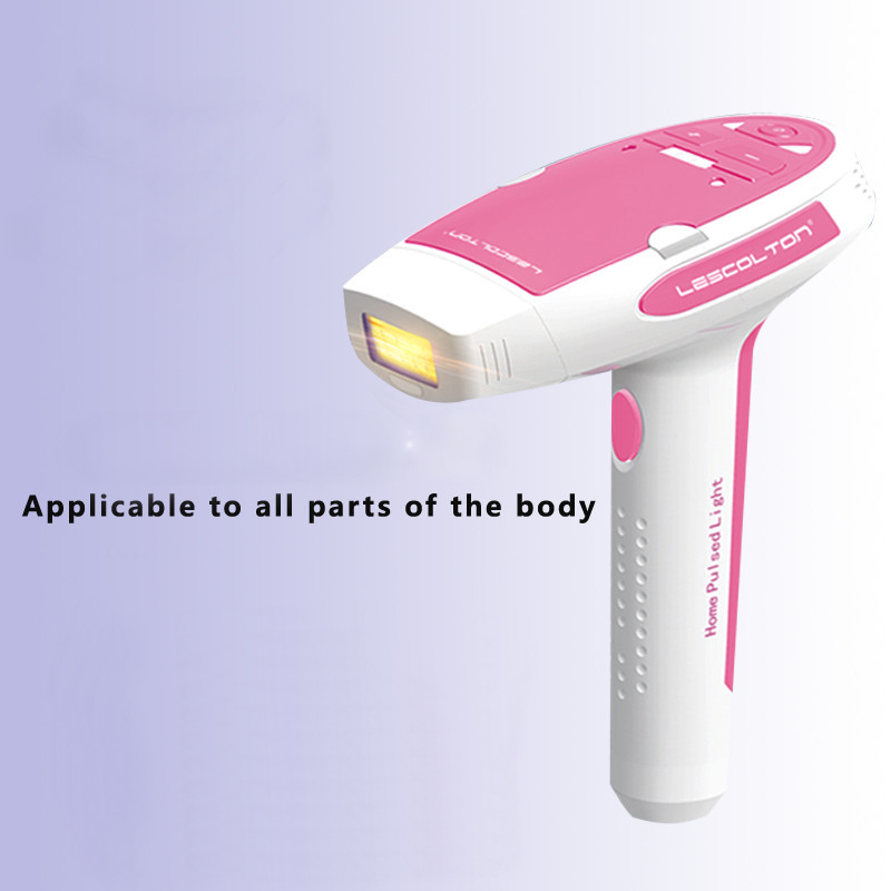(Pink) IPL Laser Hair Removal Device For Men and Women Painless Remover for Face Body