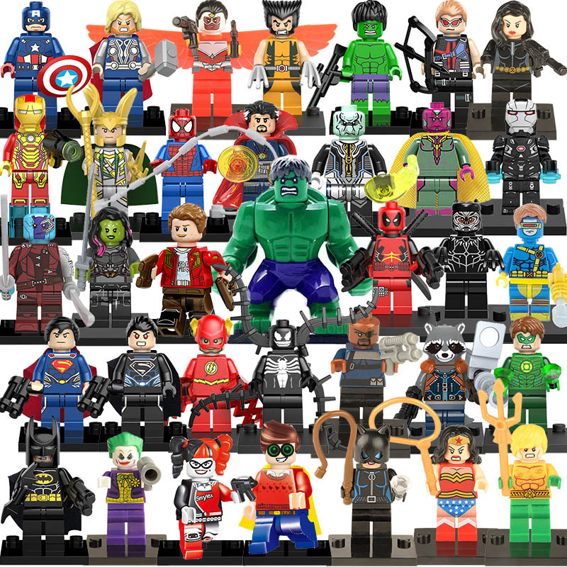 (Style B) Super Hero Spider Man Mini Figures Building Blocks Marvel Cinematic Universe Collectible Series Toys Gifts for Kids and Fans