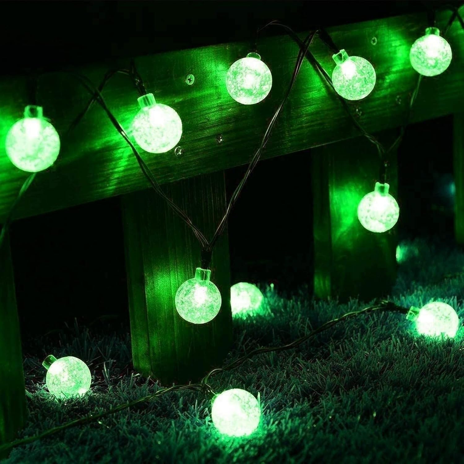 (Multi-coloured) Solar Fairy Lights Outdoor Waterproof 50LED Solar Garden Lights 8 Mode 7M 23Ft Outdoor String Lights for Garden Patio Yard Home Christmas Parties Wedding