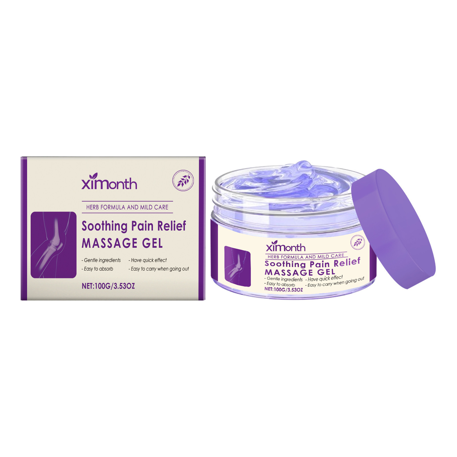 Body Massage Gel For Daily Joint Care Knees Elbows Shoulders Soothing External Use Comfort Gel