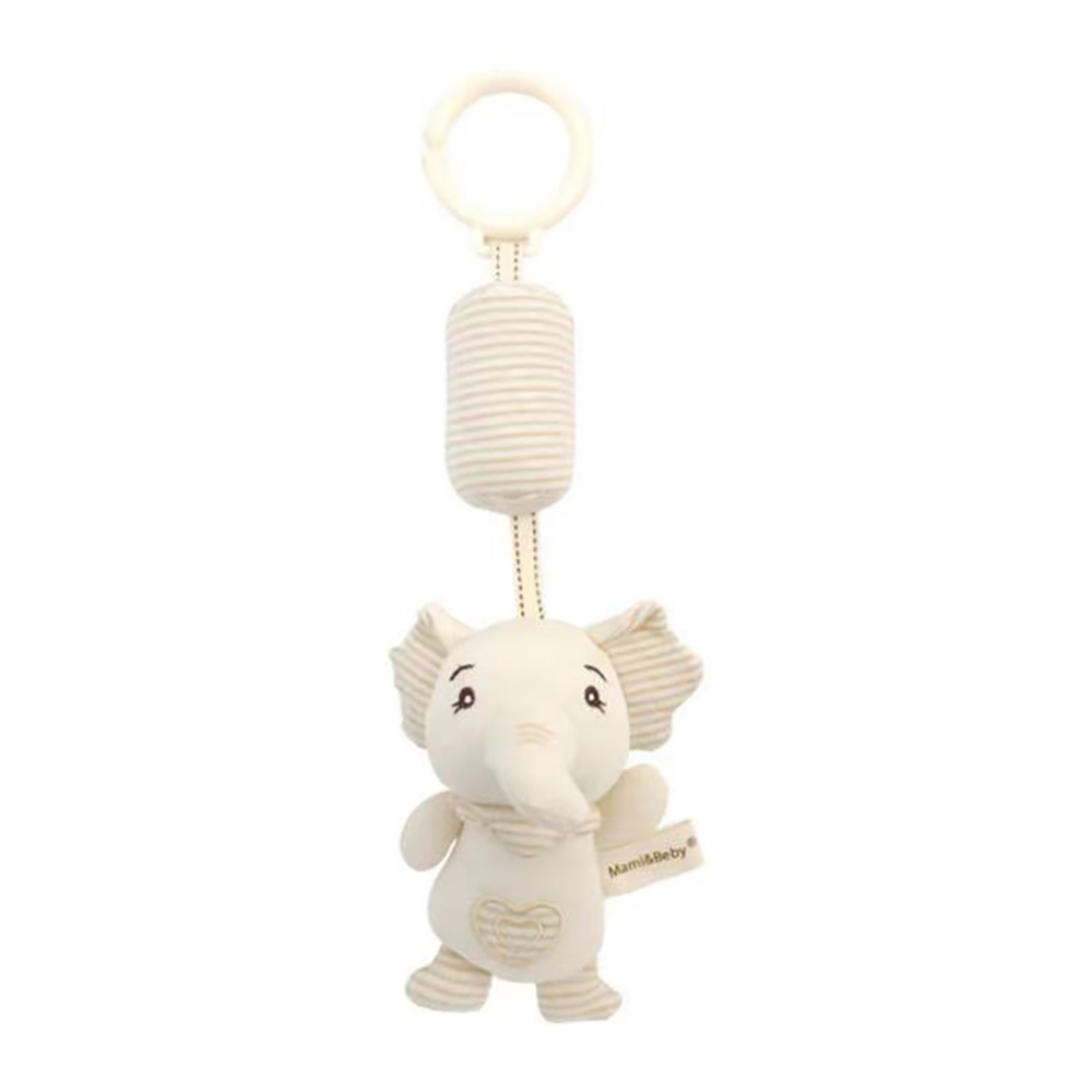 (Fawn) Baby Hanging Rattle Toys High Contrast Baby Toys for Newborn Plush Sensory Learning Toy Car Seat Stroller Hanging Toy for Babies