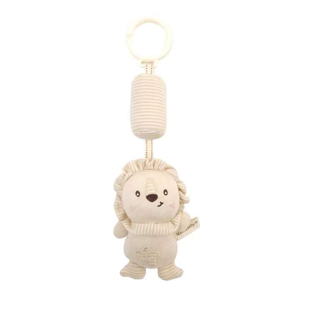 (Fawn) Baby Hanging Rattle Toys High Contrast Baby Toys for Newborn Plush Sensory Learning Toy Car Seat Stroller Hanging Toy for Babies
