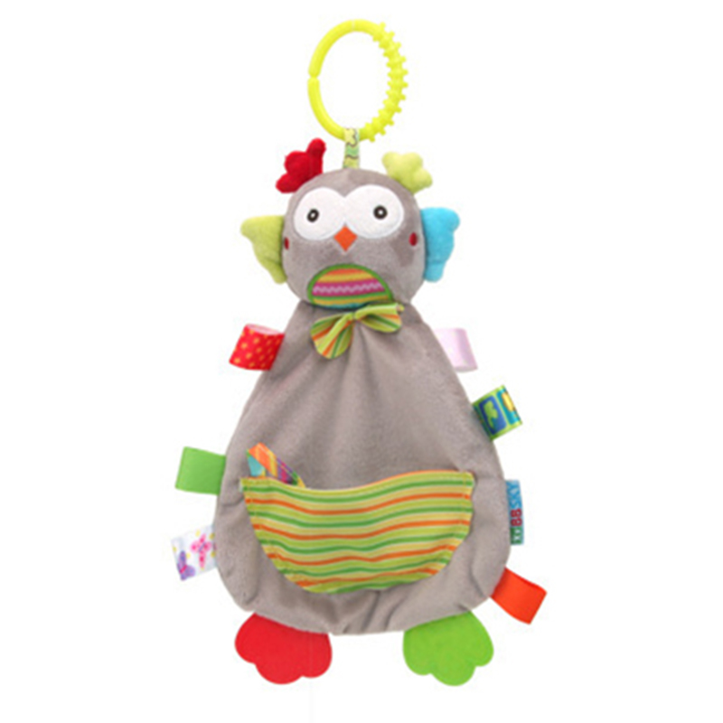 (rabbit 568) New Baby Rattles Mobile Soft Baby Toys For 0-12 Month Towel Bed Bell Cute Animal Christmas Crib Newborn Stroller Montessori Toy