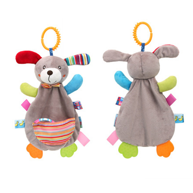 (rabbit 568) New Baby Rattles Mobile Soft Baby Toys For 0-12 Month Towel Bed Bell Cute Animal Christmas Crib Newborn Stroller Montessori Toy