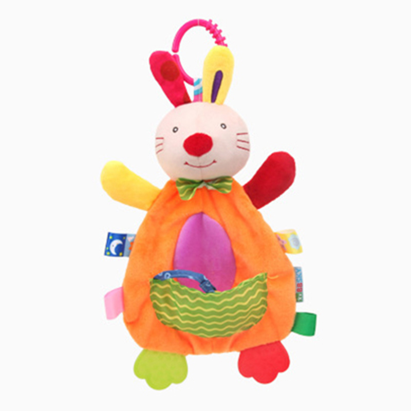 (rabbit 568) New Baby Rattles Mobile Soft Baby Toys For 0-12 Month Towel Bed Bell Cute Animal Christmas Crib Newborn Stroller Montessori Toy