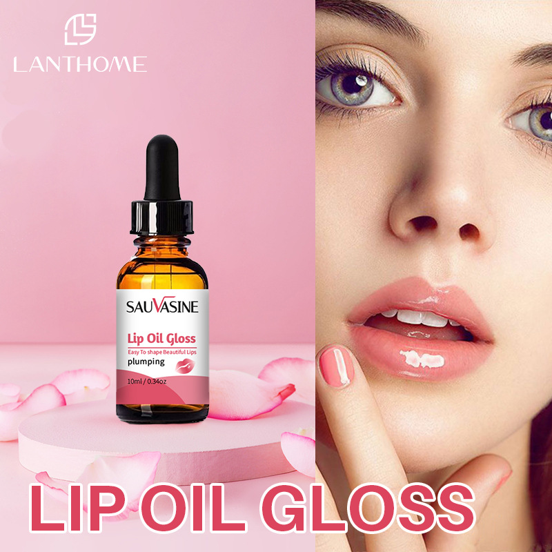 Lip Oil Moisturizing Nourishing Lip Care Treatment For Dry Chapped Lips Daily Hydrating Gloss 10ml