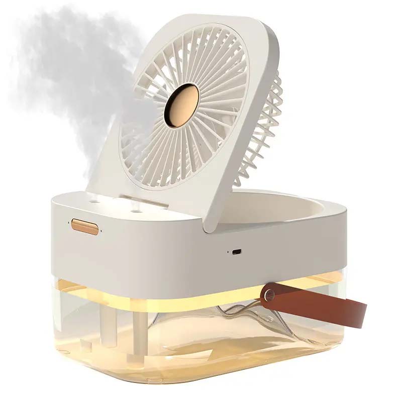 Humidifier Spray Small Fan Small Portable Home Quiet Bedroom Desktop For Pregnant Women And Infants Air Humidification Cooling