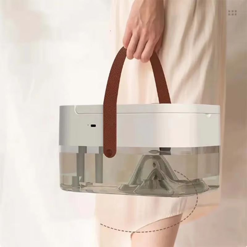 Humidifier Spray Small Fan Small Portable Home Quiet Bedroom Desktop For Pregnant Women And Infants Air Humidification Cooling