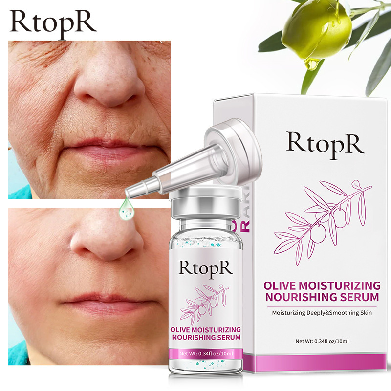 Olive Pore Tightening Essence For Skin Firming Moisturizing And Daily Face Pore Minimizing Treatment 10ml