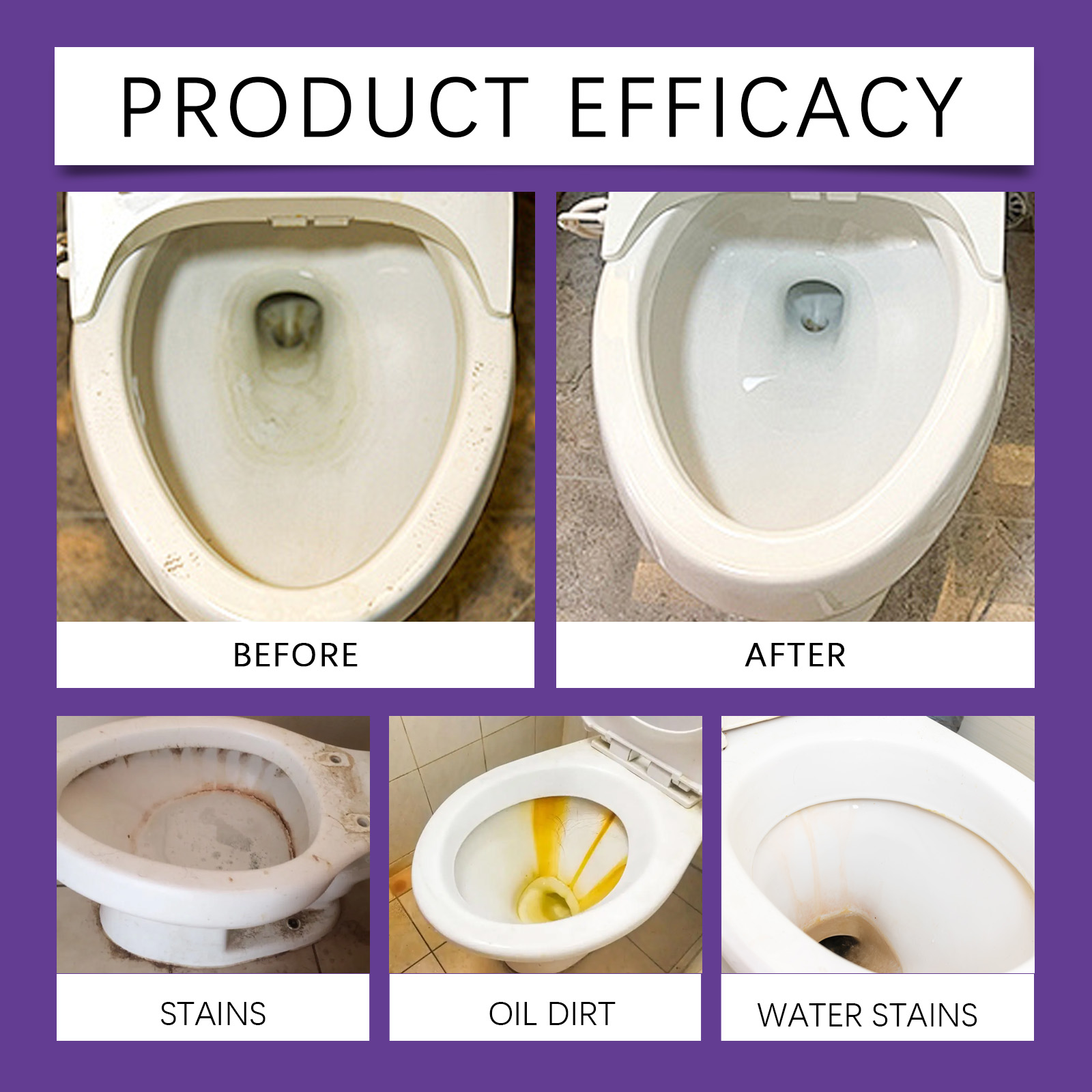 Toilet Cleaning Powder Daily Mild Clean Fragrant Deodorize Remove Scale Dirt For Sanitary Ware