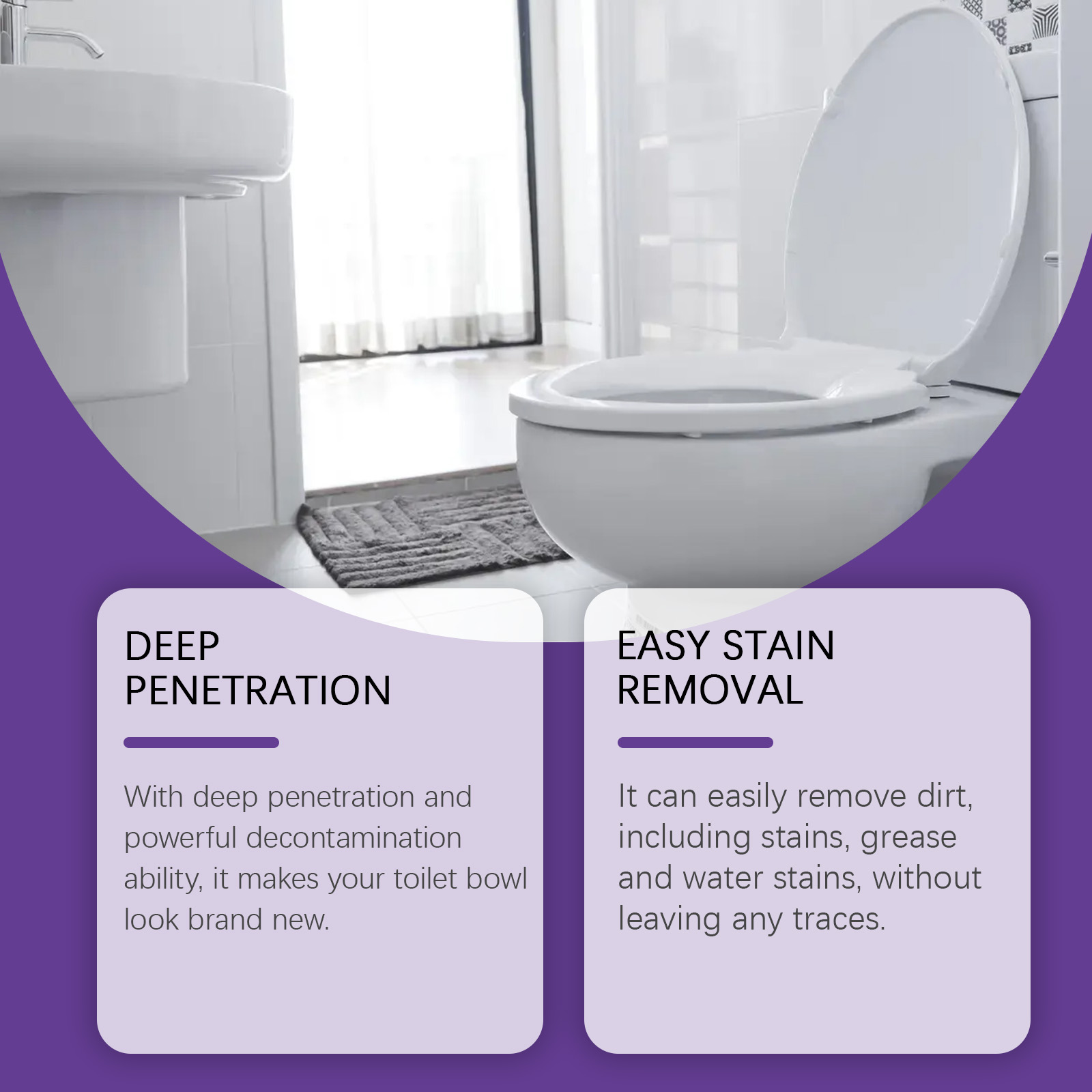 Toilet Cleaning Powder Daily Mild Clean Fragrant Deodorize Remove Scale Dirt For Sanitary Ware