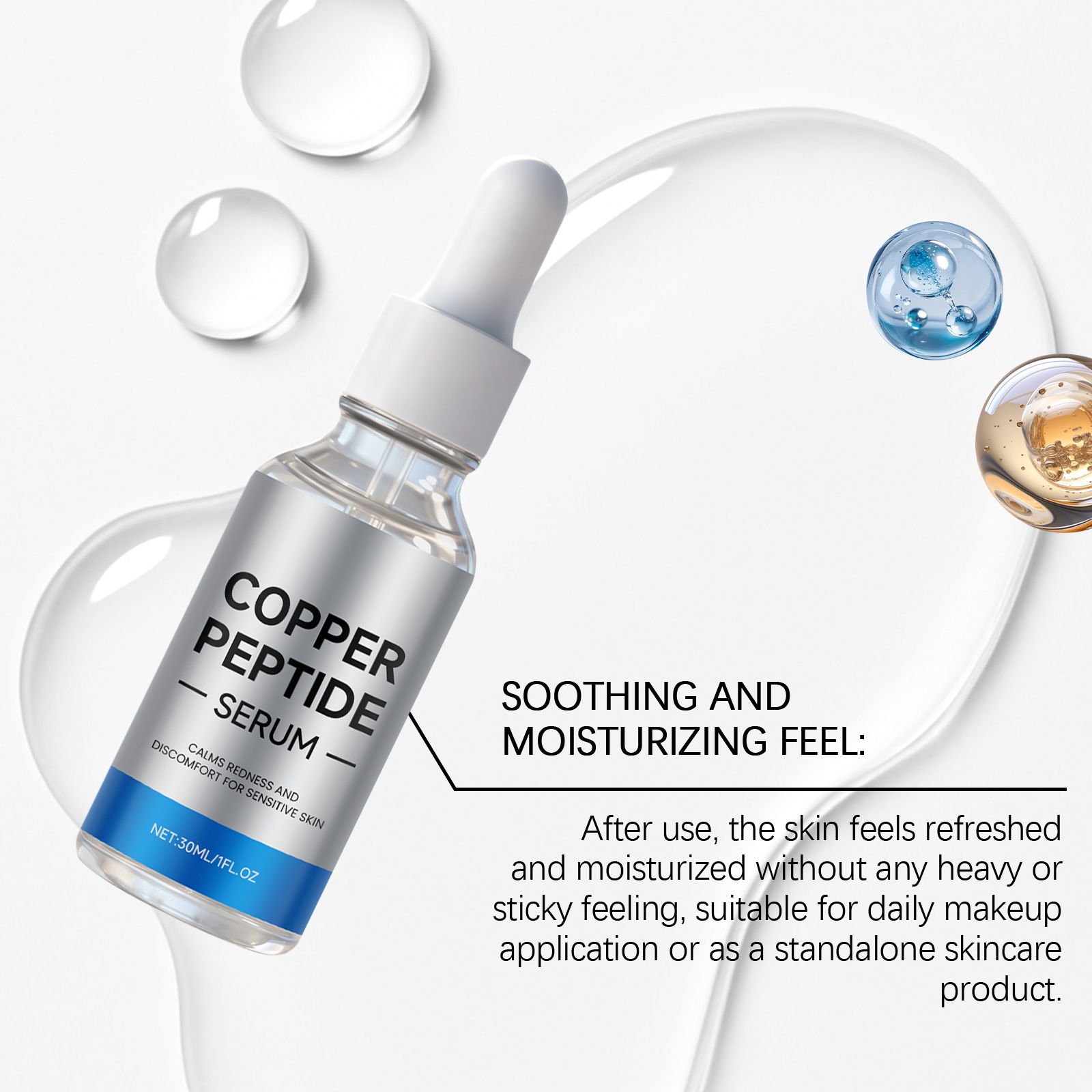 Facial Care Essence Liquid Mild Comfort Daily Skin Care Light Soft Moist Delicate Protect Skin Surface