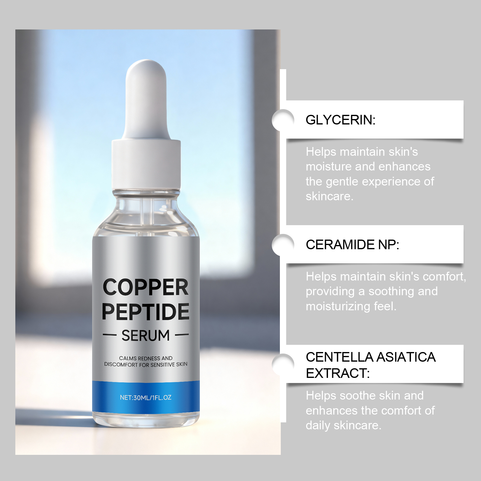 Facial Care Essence Liquid Mild Comfort Daily Skin Care Light Soft Moist Delicate Protect Skin Surface