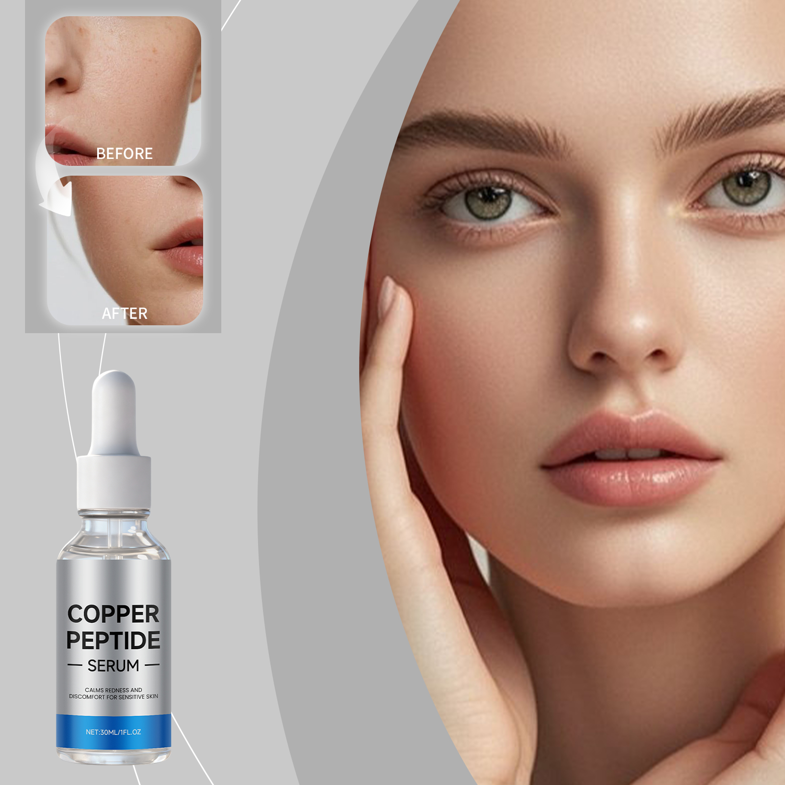 Facial Care Essence Liquid Mild Comfort Daily Skin Care Light Soft Moist Delicate Protect Skin Surface