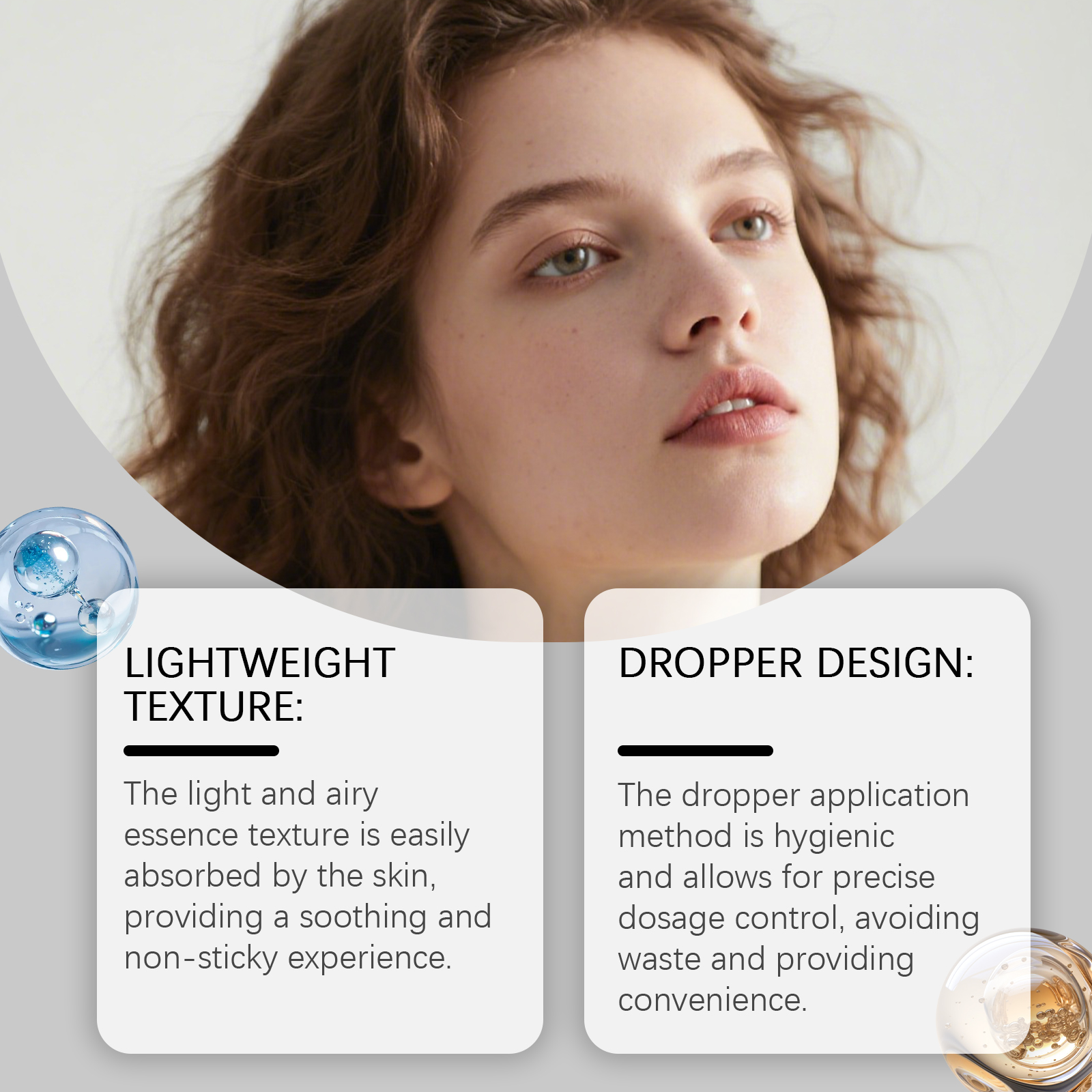 Facial Care Essence Liquid Mild Comfort Daily Skin Care Light Soft Moist Delicate Protect Skin Surface