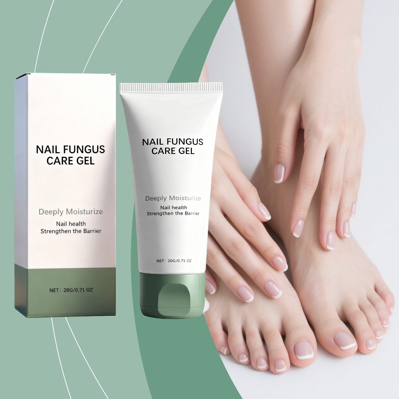 Nail Care Gel With Plant Essence Nourish Moisturize For Nail Surface Daily Clean Protect Smooth Nails