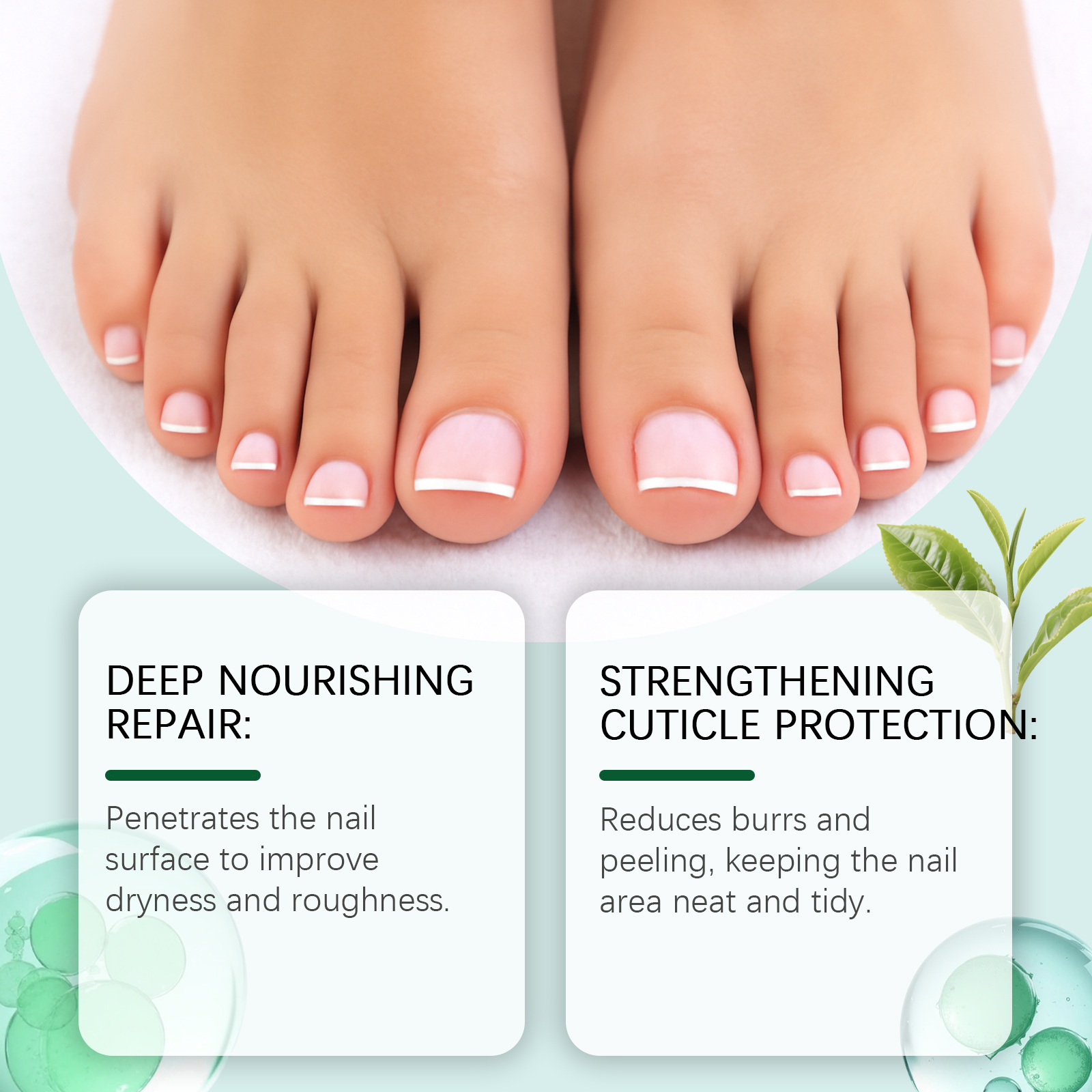 Nail Care Gel With Plant Essence Nourish Moisturize For Nail Surface Daily Clean Protect Smooth Nails