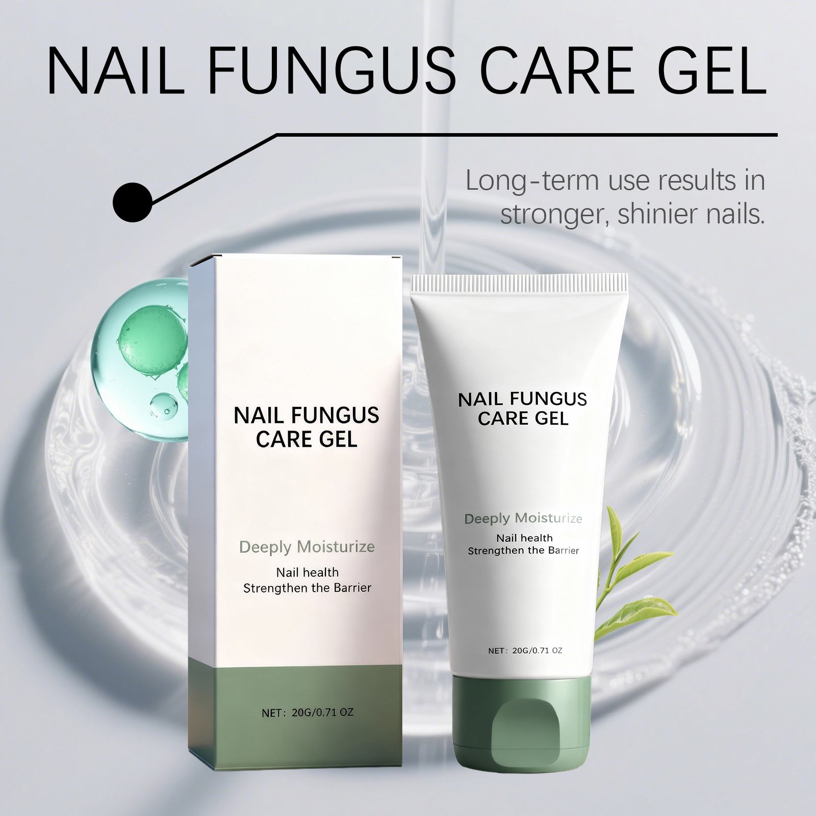 Nail Care Gel With Plant Essence Nourish Moisturize For Nail Surface Daily Clean Protect Smooth Nails