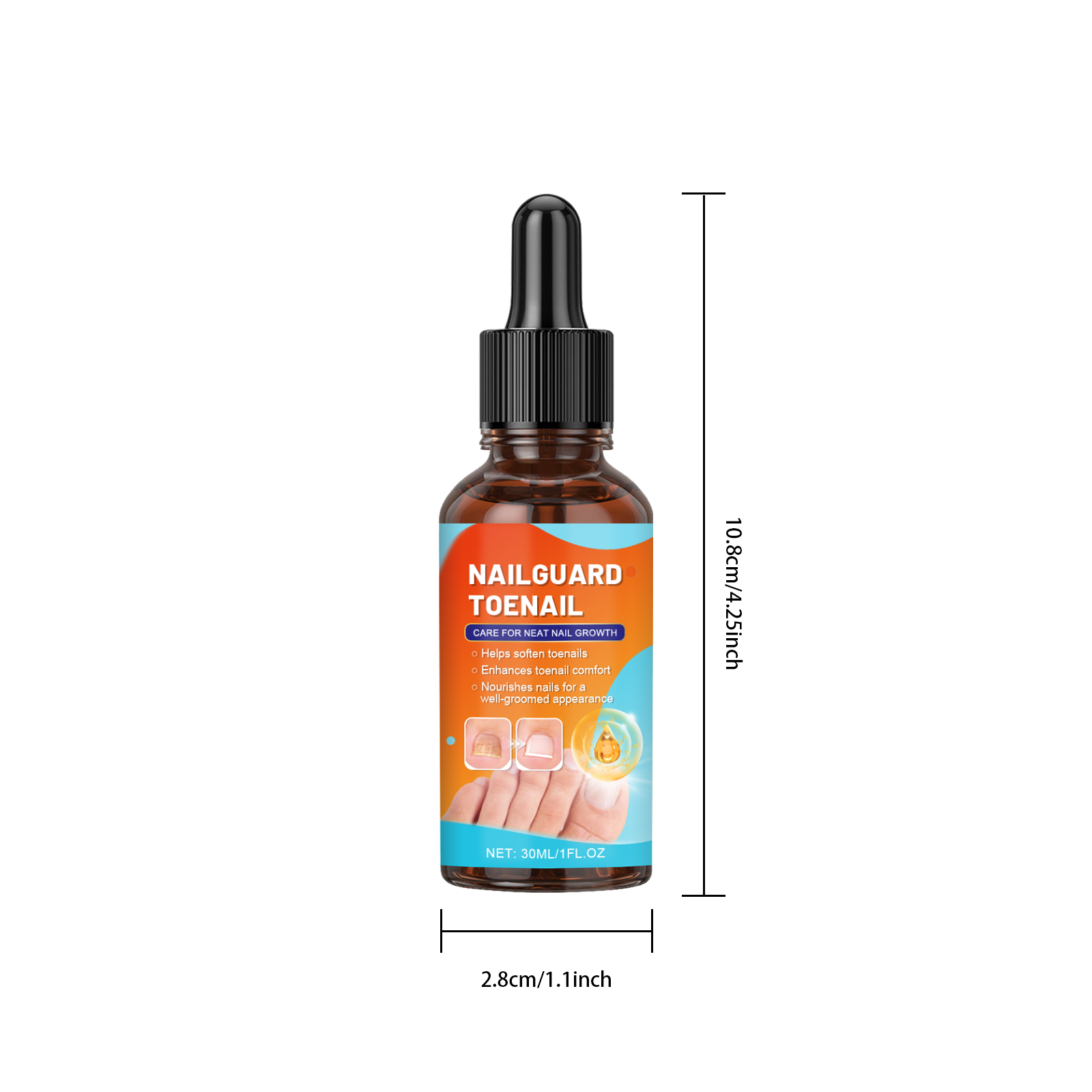 Soothe Soft Toenail Care Liquid Mild Gentle Nourish Bright Repair Hand Foot Nail Skin Daily Maintain