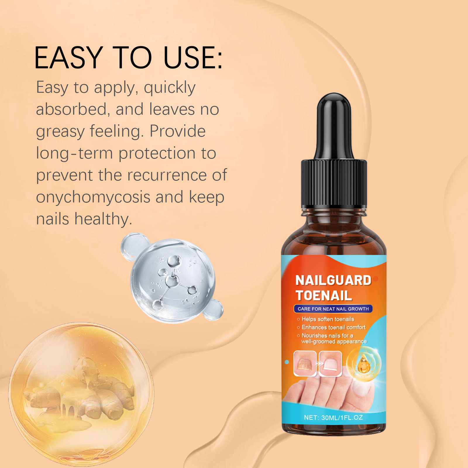 Soothe Soft Toenail Care Liquid Mild Gentle Nourish Bright Repair Hand Foot Nail Skin Daily Maintain