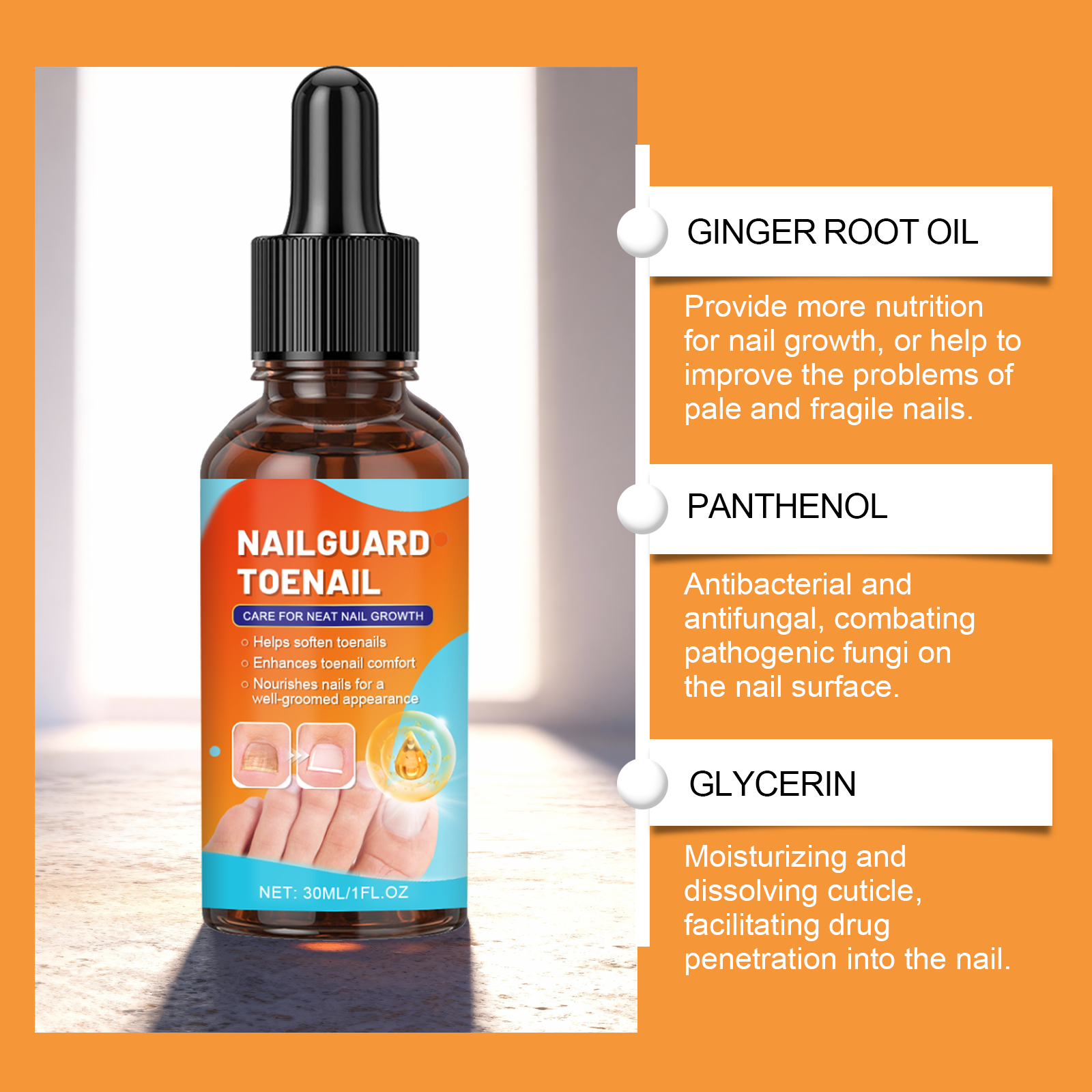 Soothe Soft Toenail Care Liquid Mild Gentle Nourish Bright Repair Hand Foot Nail Skin Daily Maintain