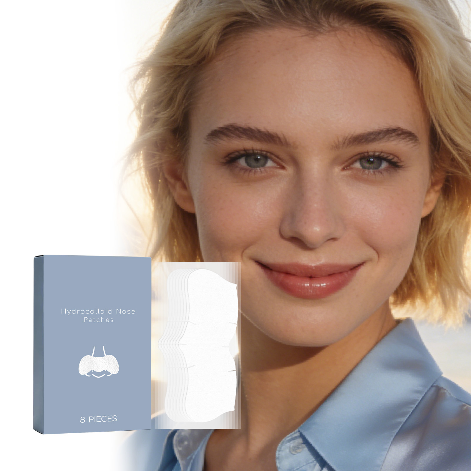 Pore Cleansing Nose Strips Mild Ingredients Remove Blackheads Hydrate Moisturize Skin Daily Care