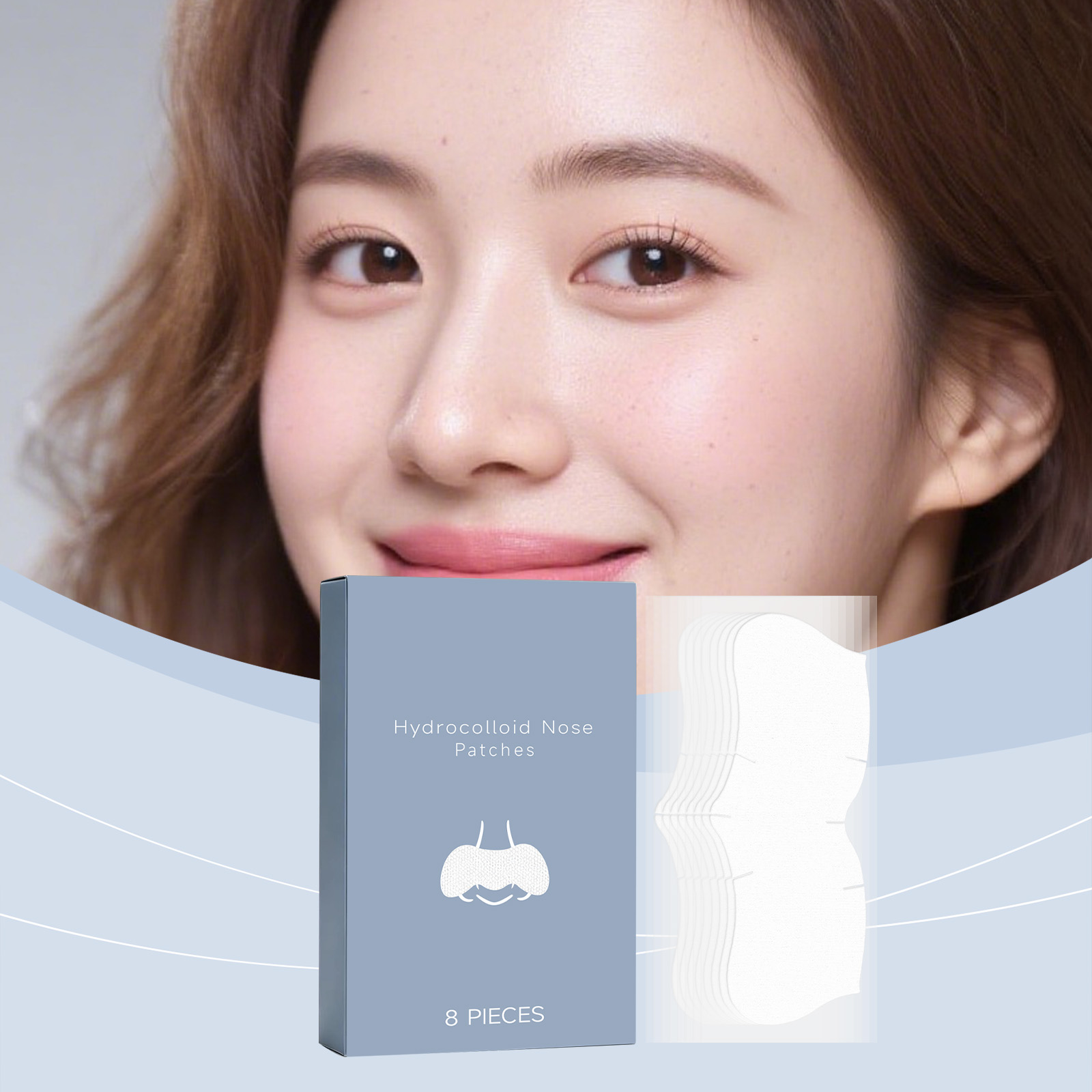 Pore Cleansing Nose Strips Mild Ingredients Remove Blackheads Hydrate Moisturize Skin Daily Care