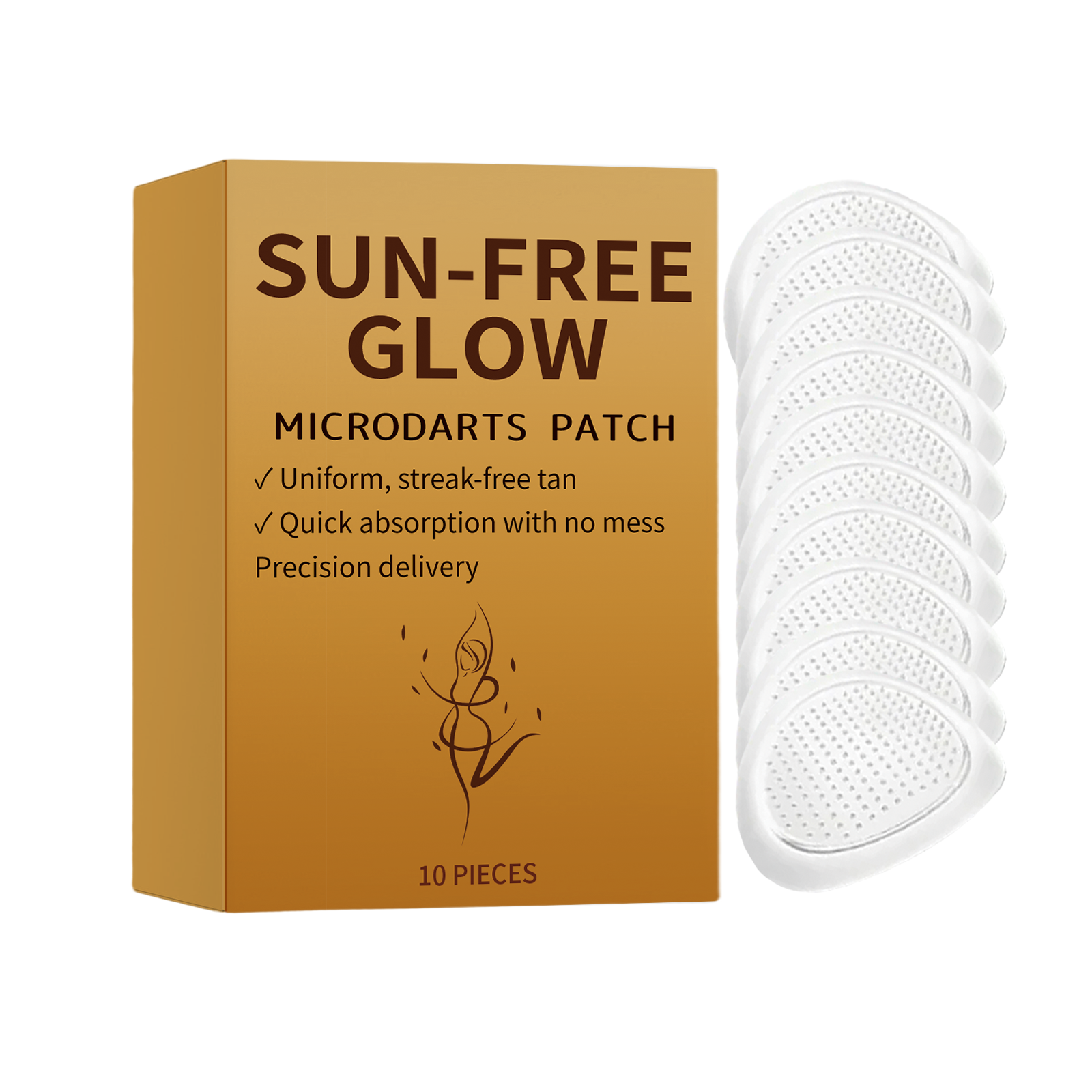 Tanning Care Patch Natural Gloss Comfortable Skin Friendly Natural Tone Summer Outdoor Body Skin Care Sheet
