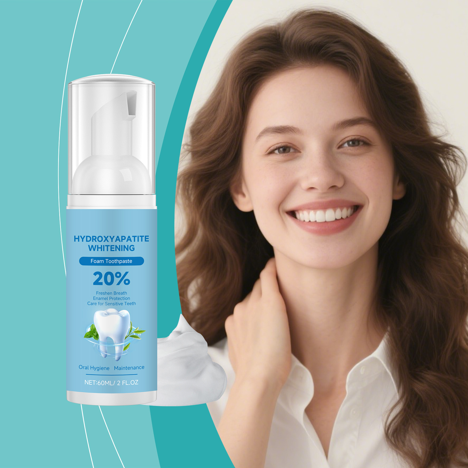 Fresh Teeth Mousse Gentle Cleansing Protect Teeth Purify Freshen Oral Daily Care Teeth Mousse