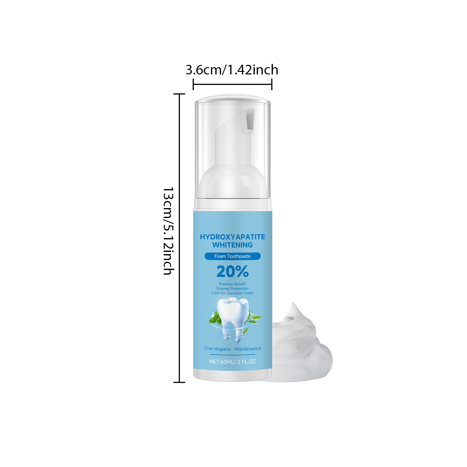 Fresh Teeth Mousse Gentle Cleansing Protect Teeth Purify Freshen Oral Daily Care Teeth Mousse