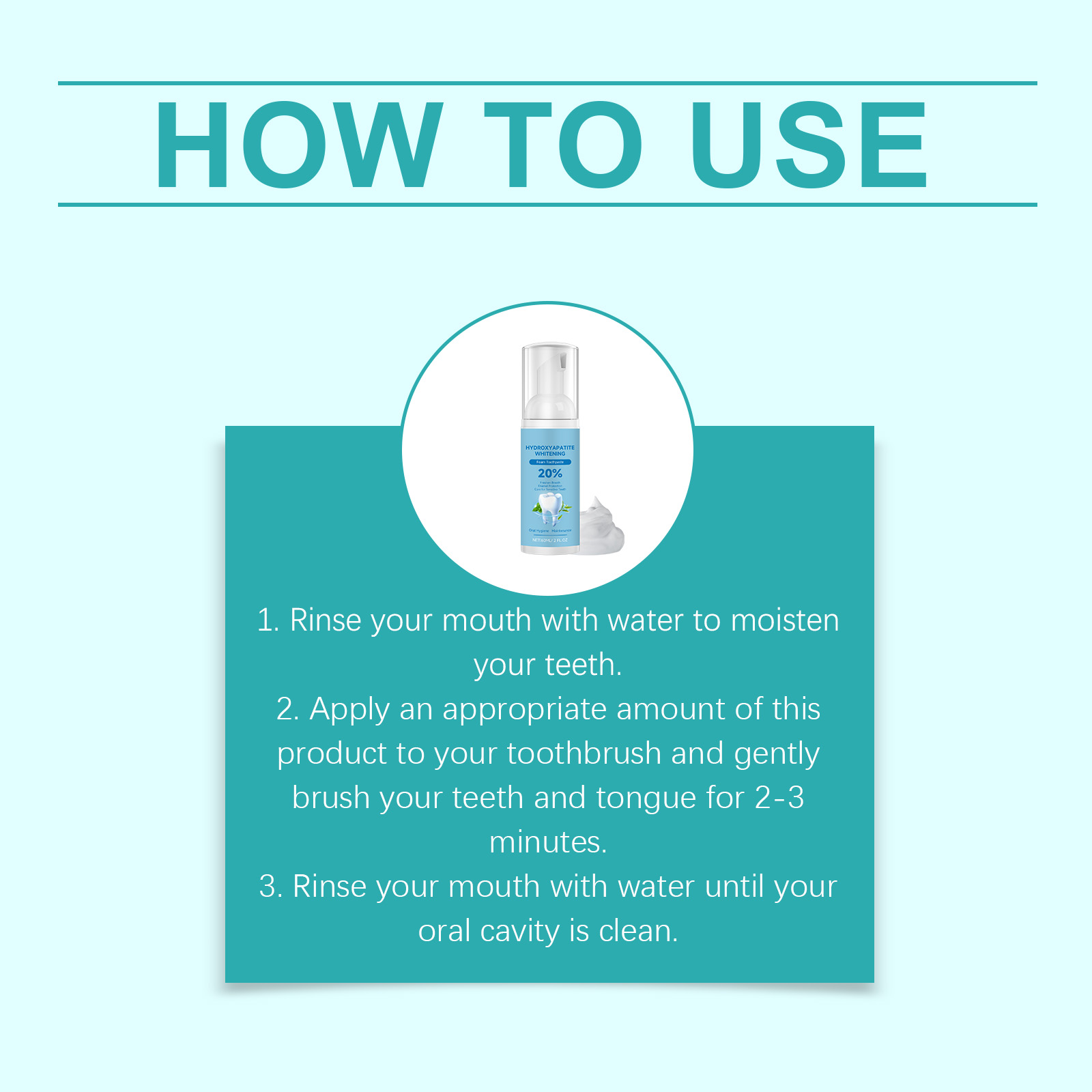 Fresh Teeth Mousse Gentle Cleansing Protect Teeth Purify Freshen Oral Daily Care Teeth Mousse