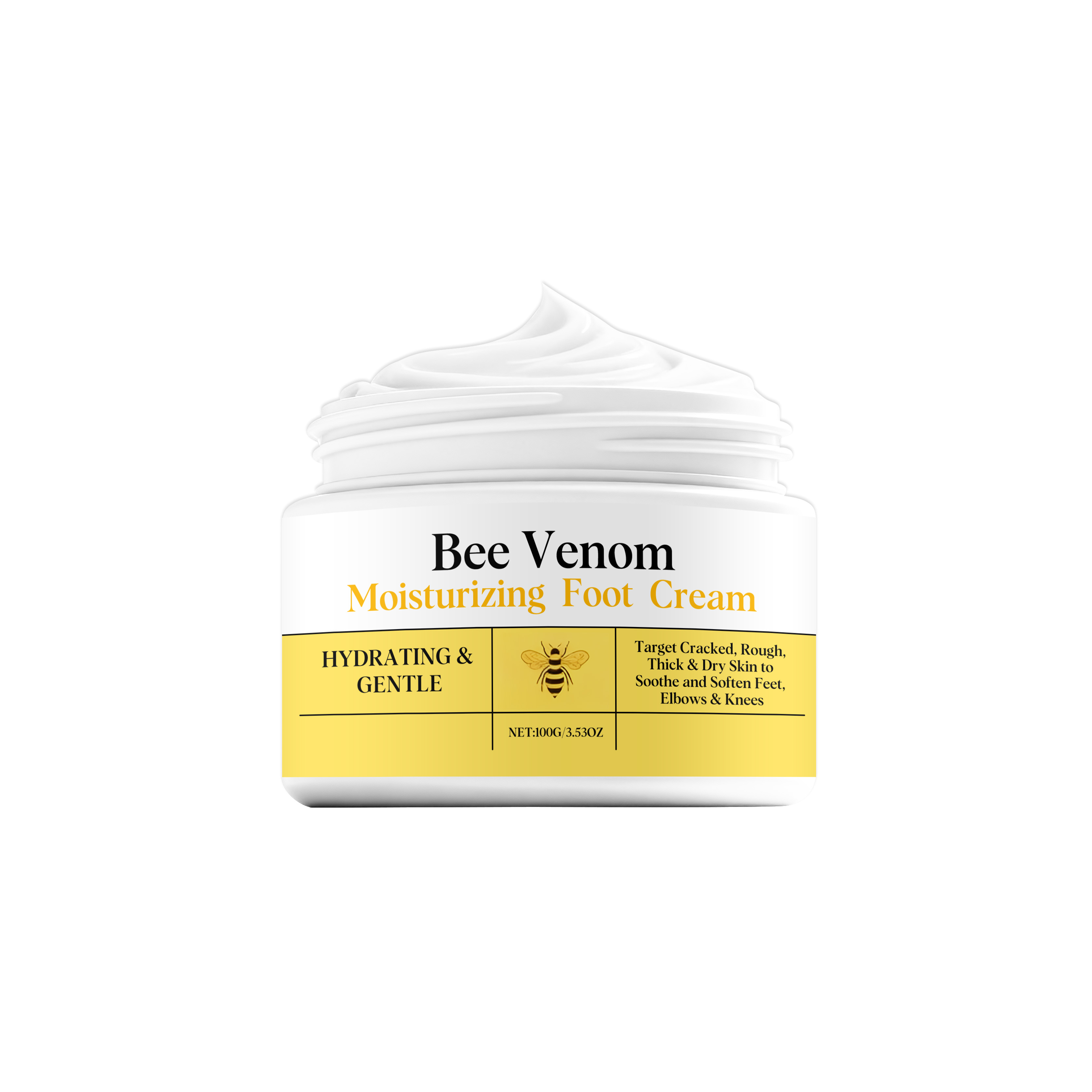 Foot Care Cream Mild Formula Daily Comfort Moisturize Foot Skin Easy Absorb Hydrating Massage Care