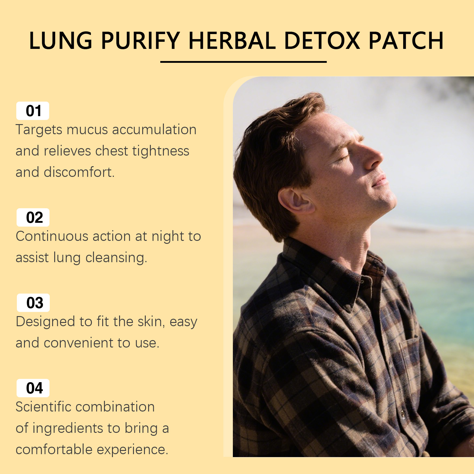 Herbal Body Care Patch Mild Protect Body Comfort Care Herbal Ingredient External Massage Nourishing Patch