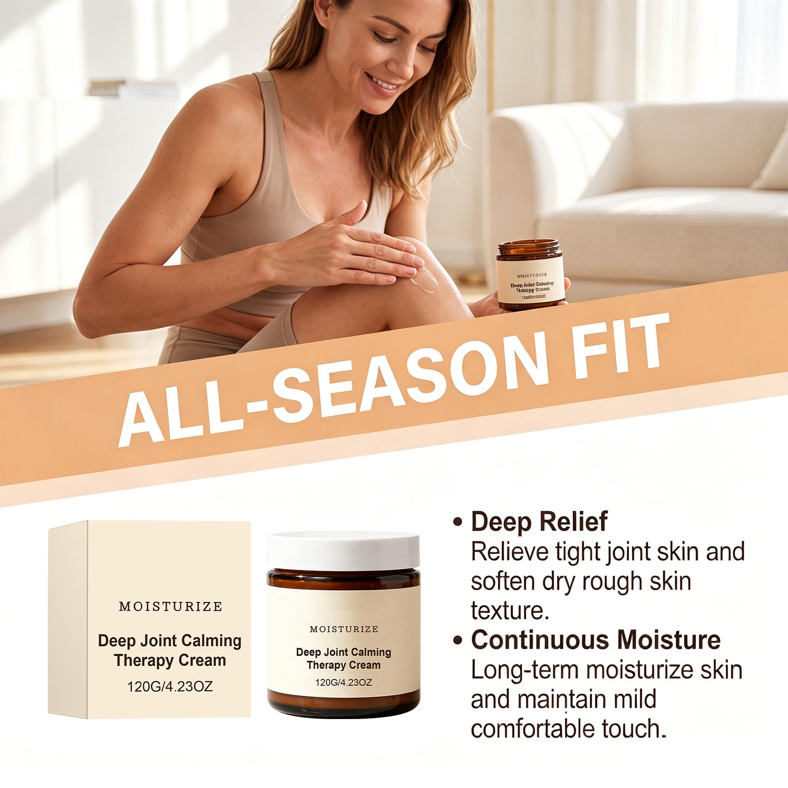 Deep Joint Relief Ointment Natural Muscle Soothing External Body Care Daily Joint Discomfort Alleviate
