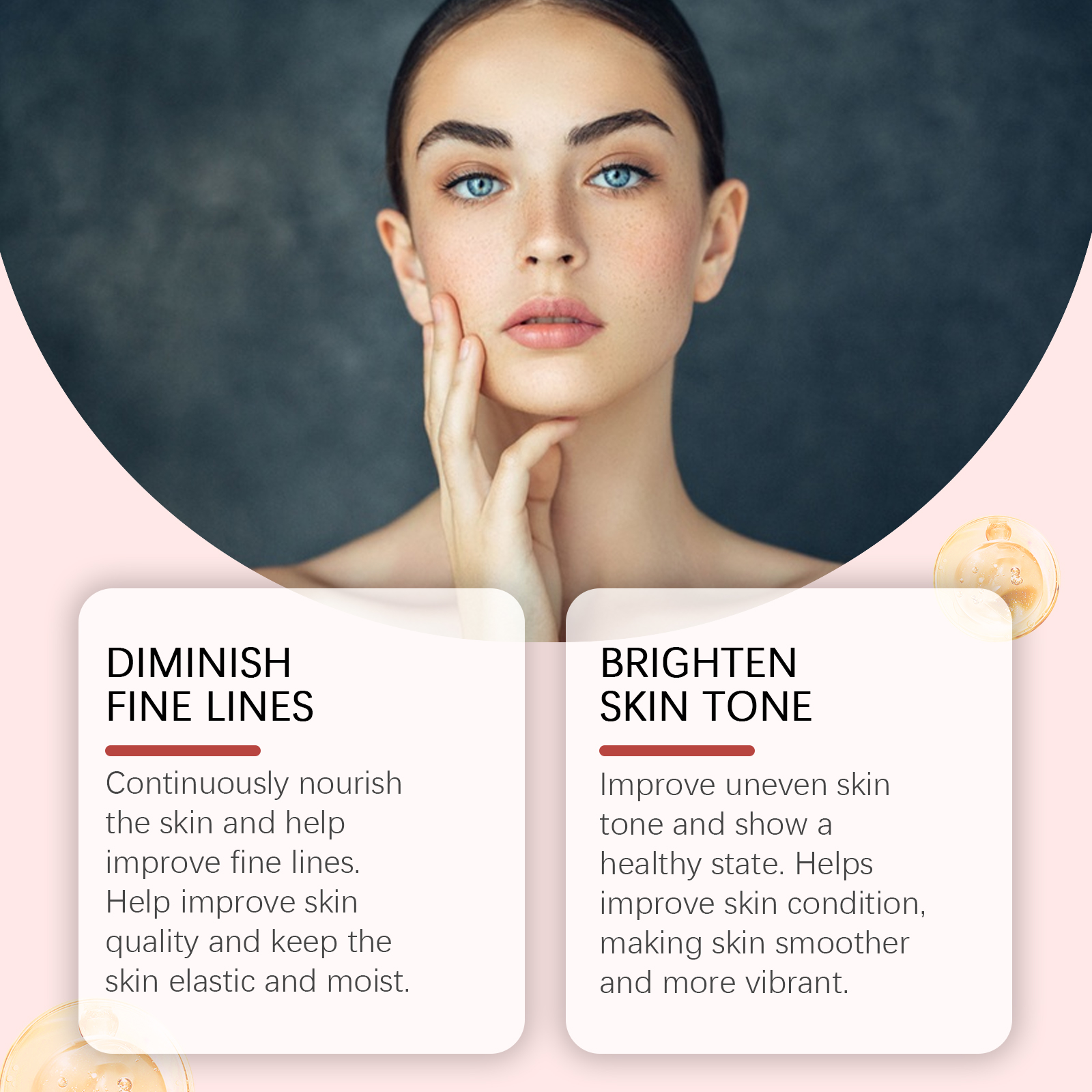 Hyaluronic Acid Firming Essence Liquid Hydrating Moisturizing Firming Reducing Fine Lines Softening Facial Skin Serum
