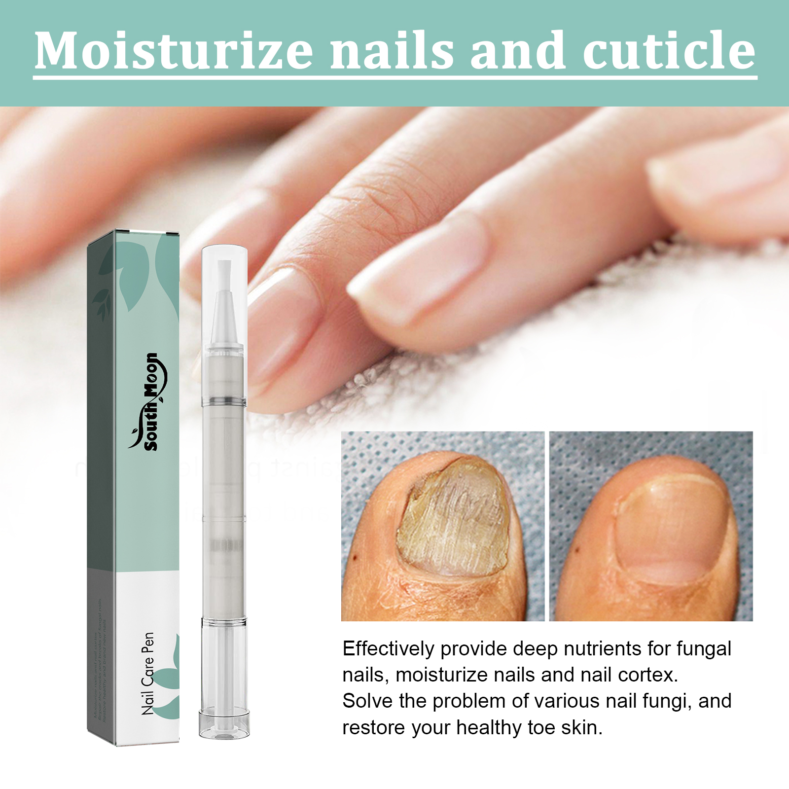 Nail Care Pen Moisturizing Smoothing Cuticle Nourishing For Healthy Looking Nails Daily Home Manicure Tool