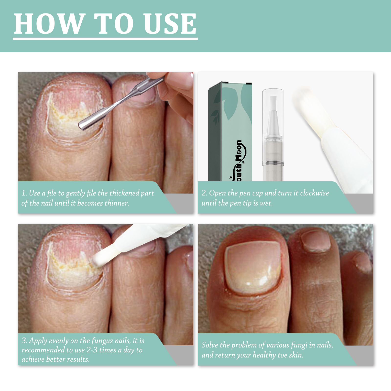 Nail Care Pen Moisturizing Smoothing Cuticle Nourishing For Healthy Looking Nails Daily Home Manicure Tool