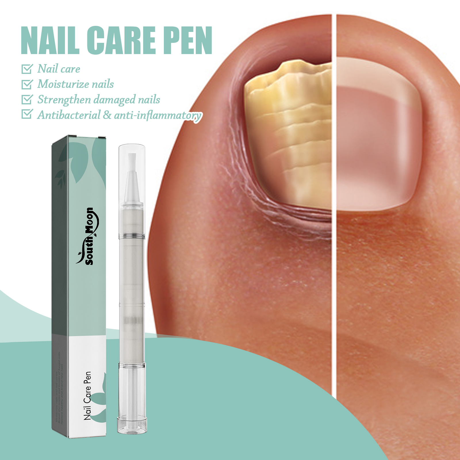 Nail Care Pen Moisturizing Smoothing Cuticle Nourishing For Healthy Looking Nails Daily Home Manicure Tool